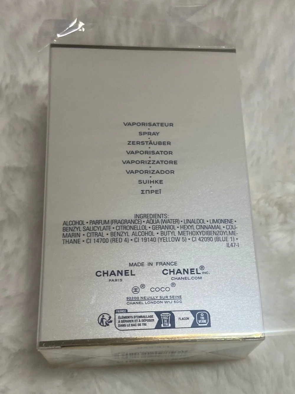 CHANEL Coco Mademoiselle Eau de Parfum - Empty Box